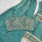 Mirror Work Fendy Silk Sharara Set with Dupatta
