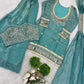 Mirror Work Fendy Silk Sharara Set with Dupatta