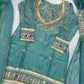 Mirror Work Fendy Silk Sharara Set with Dupatta
