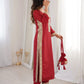 Mirror Work Natural Crepe Kurti Pant Set with Batwa for Festive Wear