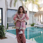 Mirror Work Salasa Kurta Pant Set with Batwa