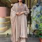 Mocha Paisley Anarkali Set