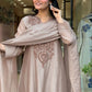 Mocha Paisley Anarkali Set