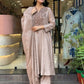 Mocha Paisley Anarkali Set