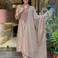 Mocha Paisley Anarkali Set