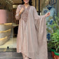 Mocha Paisley Anarkali Set