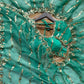 Moss Silk Leheriya Sequin Saree with Blouse
