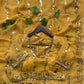 Moss Silk Leheriya Sequin Saree with Blouse
