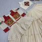 Multicolor Gamthi Work Cotton Lehenga Choli with Koti for Navratri and Festive Wear