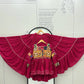Multicolor Gamthi Work Cotton Lehenga Choli with Koti for Navratri and Festive Wear