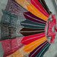 Multicolour Georgette Lehenga With Sequin Embroidery