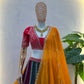 Multicolour Georgette Lehenga With Sequin Embroidery