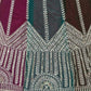 Multicolour Georgette Lehenga With Sequin Embroidery