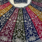 Multicolour Kali Lehenga With Heavy Zari Work