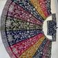 Multicolour Kali Lehenga With Heavy Zari Work