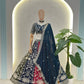Multicolour Kali Lehenga With Heavy Zari Work