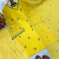 Mustard Chanderi Kurta Farshi Palazzo Set