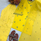 Mustard Chanderi Kurta Farshi Palazzo Set