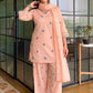 Mustard Chanderi Kurta Farshi Palazzo Set