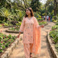 Mustard Chanderi Kurta Farshi Palazzo Set