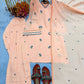 Mustard Chanderi Kurta Farshi Palazzo Set