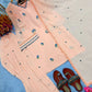 Mustard Chanderi Kurta Farshi Palazzo Set