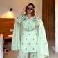 Mustard Chanderi Kurta Farshi Palazzo Set