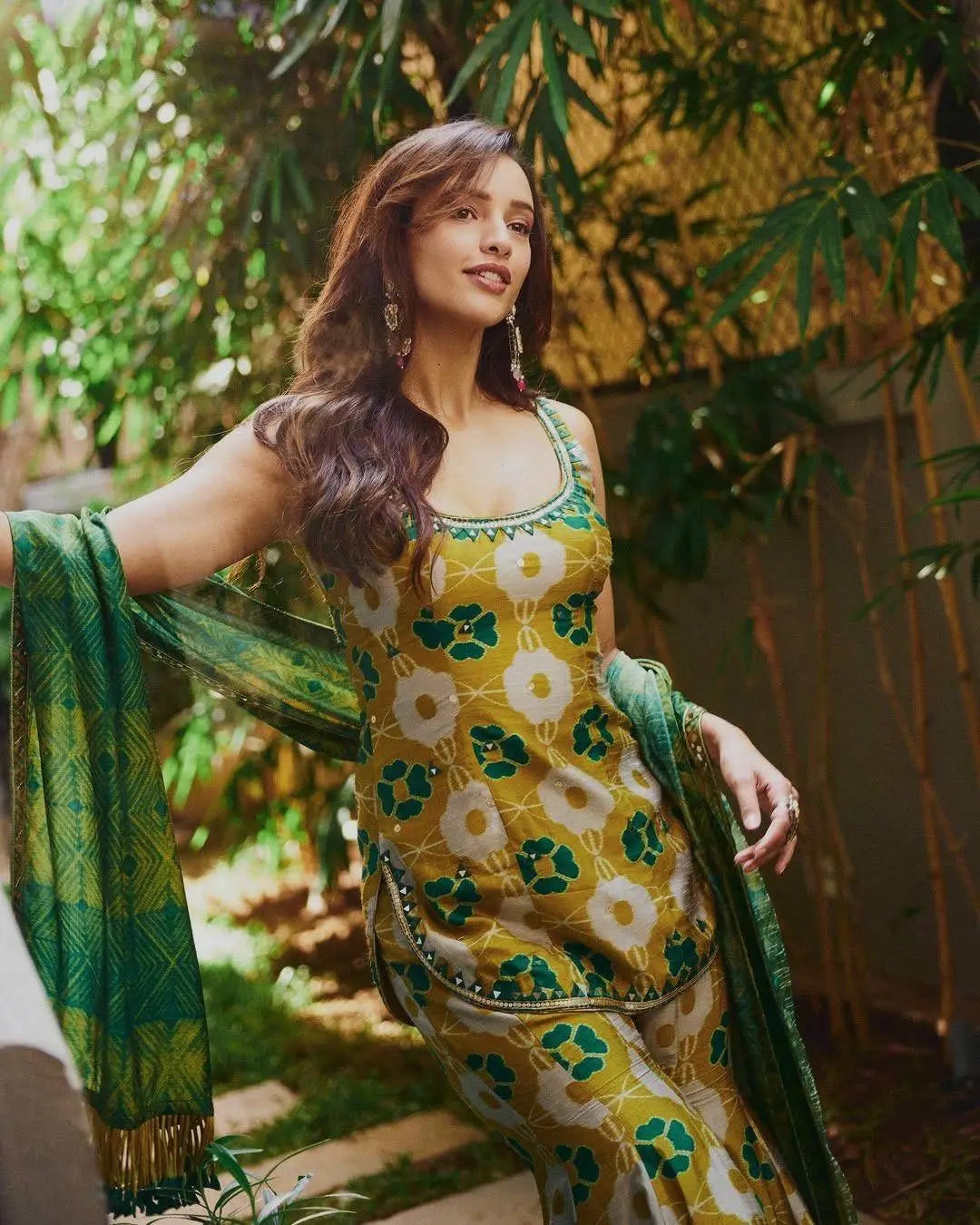 Mustard Floral Co-ord Set