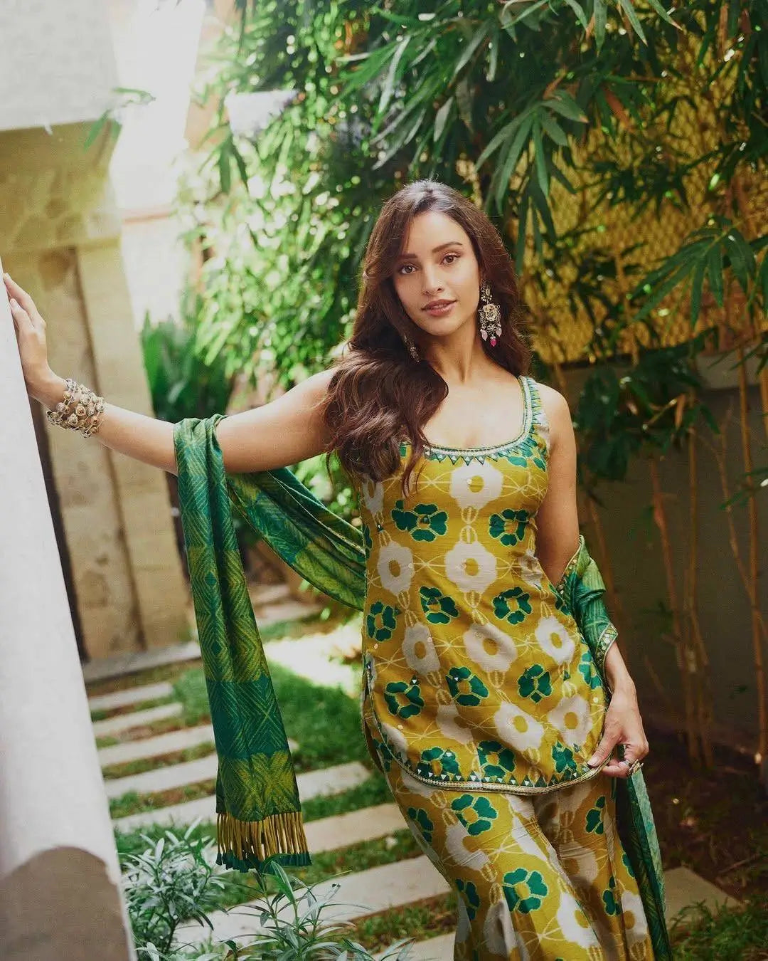 Mustard Floral Co-ord Set