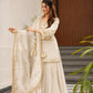 Mustard Gota Flared Sharara