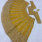 Mustard Net Sequin Embroidery Lehenga