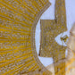 Mustard Net Sequin Embroidery Lehenga