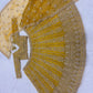 Mustard Net Sequin Embroidery Lehenga