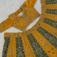 Mustard Sage Panel Lehenga Set