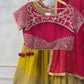 Mustard Sequin Booti Lehenga
