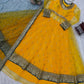 Mustard Teal Gota Gown