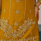 Mustard Vichitra Sharara Set