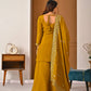 Mustard Vichitra Sharara Set