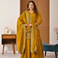 Mustard Vichitra Sharara Set