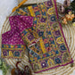 Mustard Zari Mirror Saree