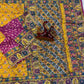 Mustard Zari Mirror Saree