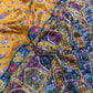 Mustard Zari Mirror Saree