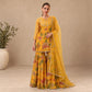 Embroidered Organza Sharara Set with Dupatta