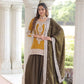 NC Silk Sequins & Coding Embroidered Top Sharara Set with Dupatta