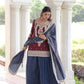 NC Silk Sequins & Coding Embroidered Top Sharara Set with Dupatta