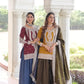 NC Silk Sequins & Coding Embroidered Top Sharara Set with Dupatta