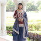 NC Silk Sequins & Coding Embroidered Top Sharara Set with Dupatta