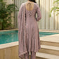 Dusty Mauve Keyhole Kurta Set