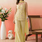 Pastel Yellow Corset Co-ord Set