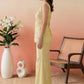 Pastel Yellow Corset Co-ord Set